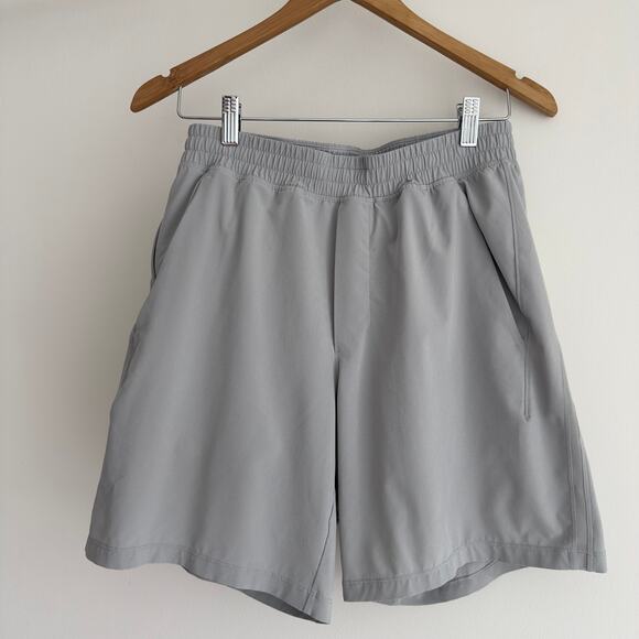 Lululemon Shorts Mens Medium Gray Pace Breaker 9'' Lined Silver Drop Performance - Picture 6 of 9